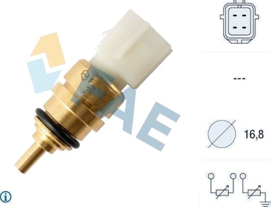 Sensor, motortemperatur FAE 33357