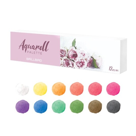 Brillbird Norge Aquarell Palette 12 pieces Brillbird Norge Aquarell Palette 12 pieces