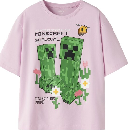 Name It T skjorte Minecraft NkfJylda Piruett Name It 6 år (116) T skjorte Grønn Rosa