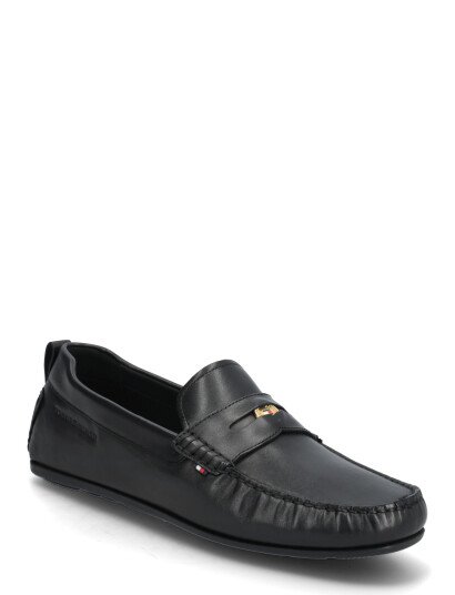Tommy Hilfiger Hilfiger Coin Lth Driver - Black - 46