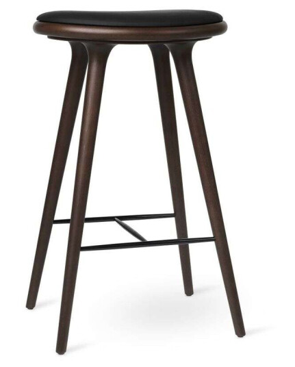 Mater - High Stool H74 Dark Stained Beech Mater - High Stool H74 Dark Stained Beech