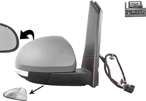 Sidespeil VAN WEZEL 5776828