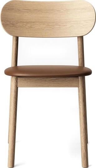 Decotique Elephant Spisestol Naturlig Eik/Brunt Skinn