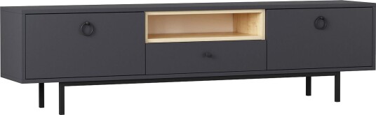 Papias TV-benk 180 cm - Antrasitt