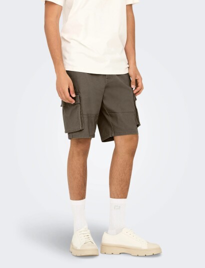 ONLY & SONS Onscam Stage Cargo Shorts 6689 Life Noos Khaki green XS ONLY & SONS Onscam Stage Cargo Shorts 6689 Life Noos Khaki green XS