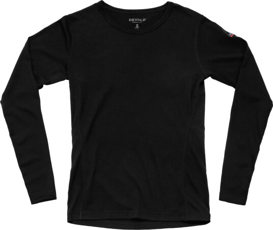 Devold Women'S Breeze Merino 150 Shirt Black Xl