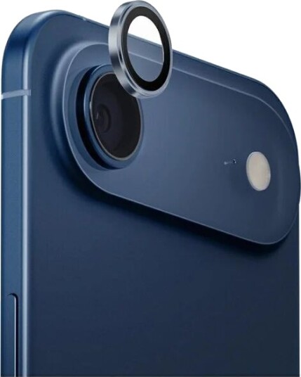 UNIQ Optix Aluminum Camera Lens Protector Glass for iPhone Air with Applicator Blue