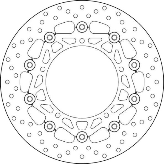 BREMBO 78B40831 Bremseskive BREMBO 78B40831 Bremseskive