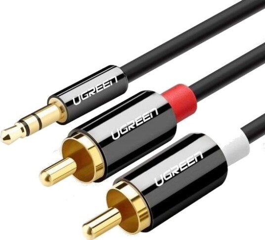 Ugreen Jack 3,5 Mm Rca Cinch X2 1,5 M Svart Ugr318