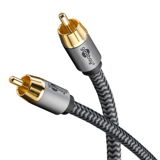 Goobay Mono RCA-kabel 3 m RCA-plugg (basshĂžyttaler senter) > RCA-plugg (basshĂžyttaler senter) Goobay Mono RCA-kabel 3 m RCA-plugg (basshĂžyttaler senter) > RCA-plugg (basshĂžyttaler senter)
