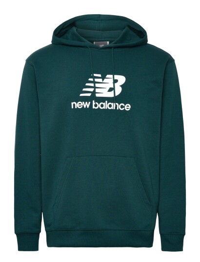 New Balance Sport Essentials French Terry Logo Hoodie Green XXL New Balance Sport Essentials French Terry Logo Hoodie Green XXL