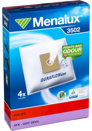 Menalux 3502 Støvsugerposer - 4 poser