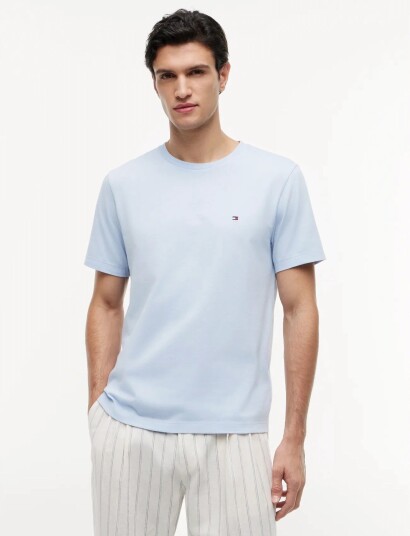 Tommy Hilfiger Ess Seasonal Reg Fit Solid Tee Blue XL