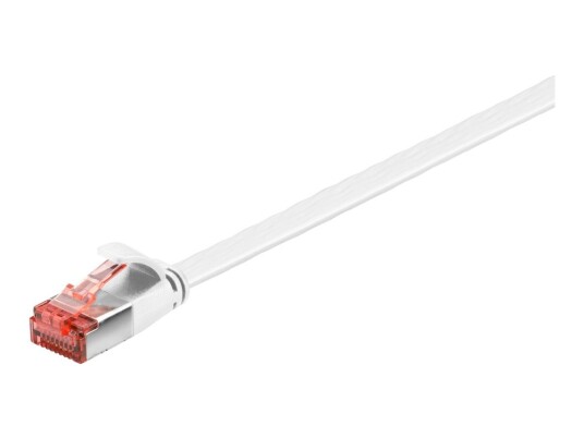 Goobay Koblingskabel Rj-45 Hann Til Rj-45 Hann 10 M U/Ftp Cat 6 Formstøpt Uten Hindringer Flat Hvit Goobay Koblingskabel Rj-45 Hann Til Rj-45 Hann 10 M U/Ftp Cat 6 Formstøpt Uten Hindringer Flat Hvit
