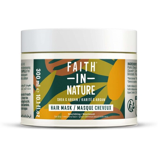 Faith In Nature Shea & Argan Nourishing Hair Mask 300 ml Faith In Nature Shea & Argan Nourishing Hair Mask 300 ml