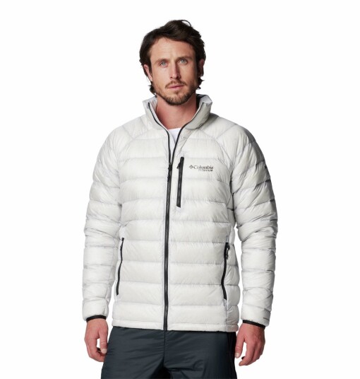 Columbia Montrail Columbia Men's Arctic Crest Down Jacket Nimbus Grey S Columbia Montrail Columbia Men's Arctic Crest Down Jacket Nimbus Grey S