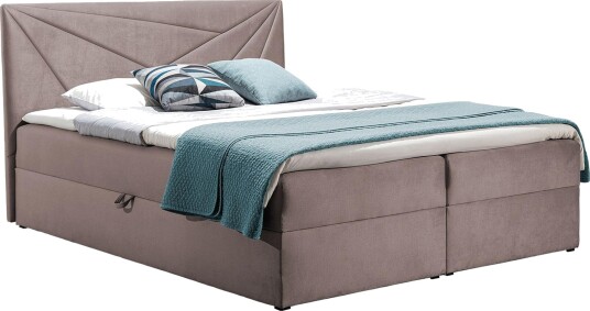 Frusci Kontinentalseng 120x200 + Overmadrass -