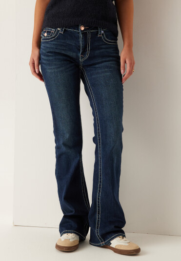 True Religion Becca Mr Bootcut Flap Big T