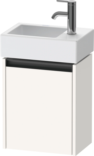 Duravit Ketho.2 Servantskap 1 Dør 364x238 mm Venstre Hvit Matt