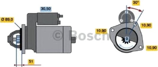 BOSCH 0 986 017 990 Starter