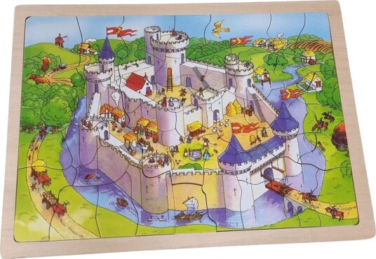 Playwood Trepuslespill 41 brikker Slott Playwood Trepuslespill 41 brikker Slott