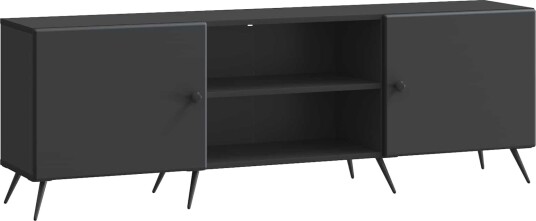 TV skap Svart 150 x 31 x 50 cm Konstruert tre