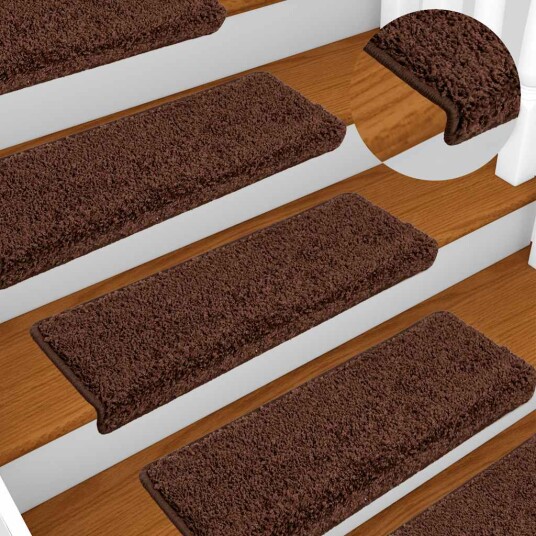  Trappematter 20 stk 65x21x4 cm brun 8721288459732