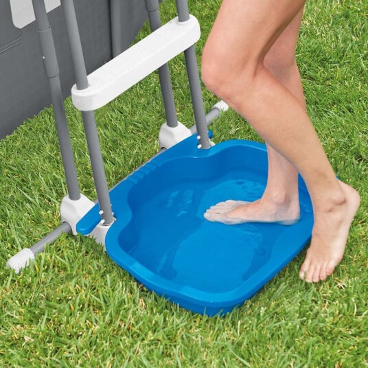 Intex Fotbad for basseng 11,5 L 56x46x9 cm blå Intex Fotbad for basseng 11,5 L 56x46x9 cm blå