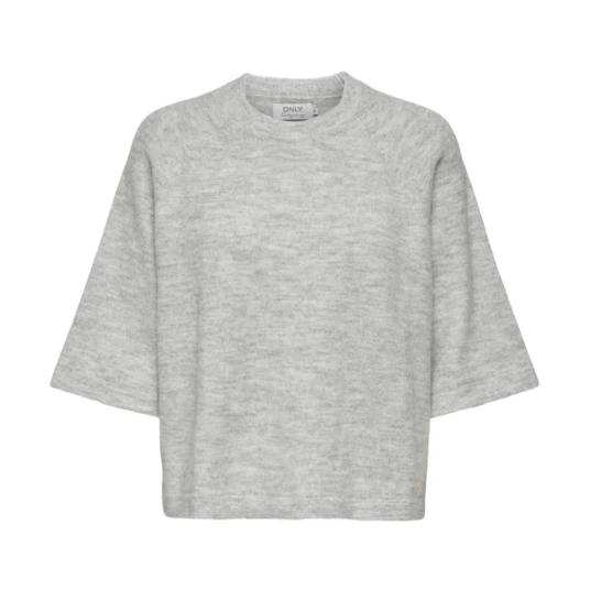 Only - Genser onlSimoni 3/4 Pullover Knt - Grå