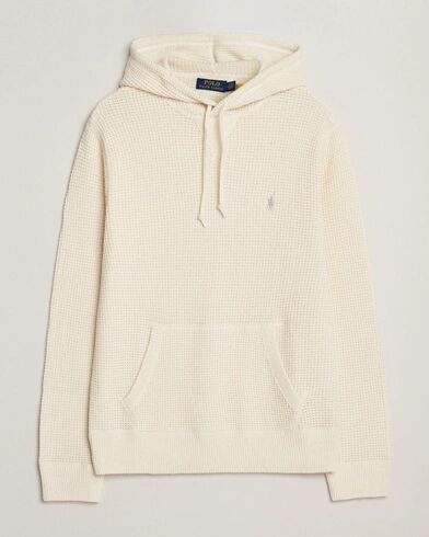 Ralph Lauren Polo Cotton/Wool Hoodie Andover Cream