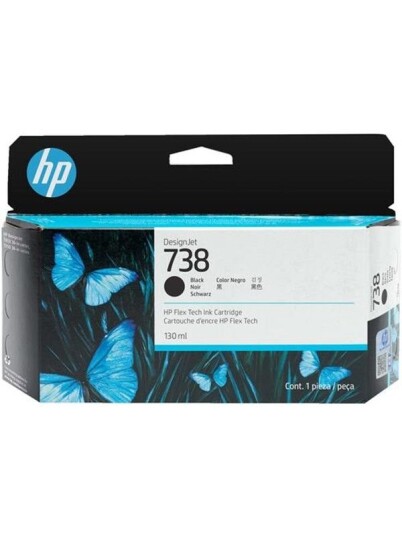 HP 738 / 498N4A - Black Ink - Blekkpatron Svart HP 738 / 498N4A - Black Ink - Blekkpatron Svart