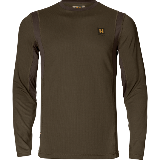 Härkila Forest Hunter L/S t shirt Hunter Green/Shadow Brown 3XL