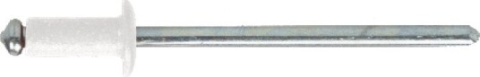 Ejot 130456 Blindnagle AL/ST, konveks Hvit, 4,8x16 mm, 250-pakning, Innfesting