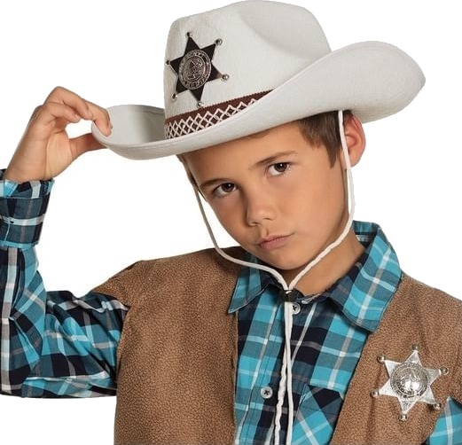 Boland 8712026041142 Hatt Til Kostyme Barn Alle Kjønn Polyester Hvit 240 Mm