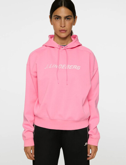 J. Lindeberg Dawn Hoodie - Pink - XL J. Lindeberg Dawn Hoodie - Pink - XL