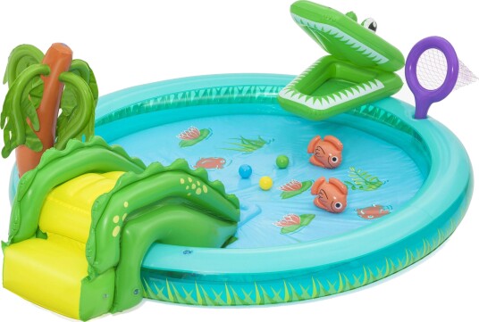 Bestway Krokodille Cove Sprinkler Basseng Bestway Krokodille Cove Sprinkler Basseng