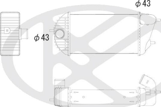 Intercooler KOYORAD IA100160