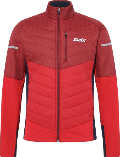 Swix Nordic Warm Hybrid Jacket M Red XL