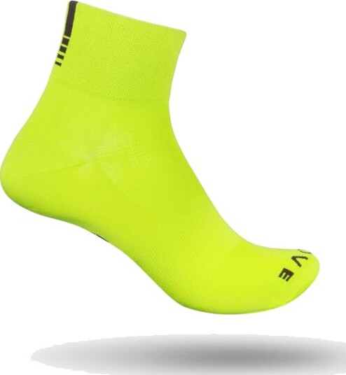 GripGrab Lightweight SL Short Sykkelsokker Gul Hi vis