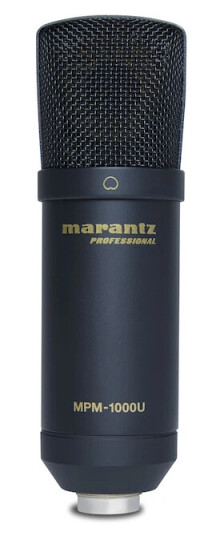 Marantz MPM-1000U USB Kondensatormikrofon Svart for Podcasting