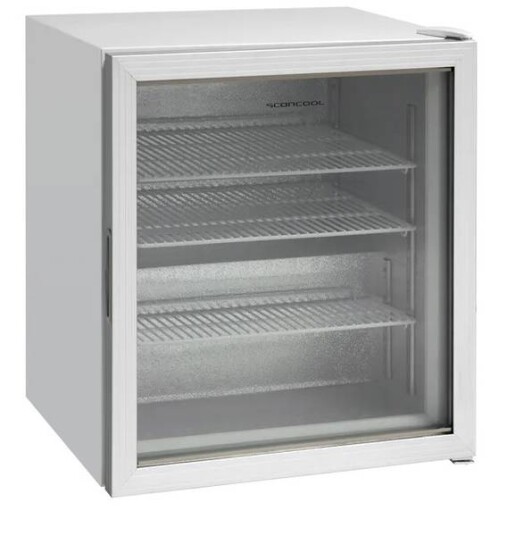 Scandomestic SD 76 E Display Fryseskap 92 liter Hvit med Justerbare Hyller