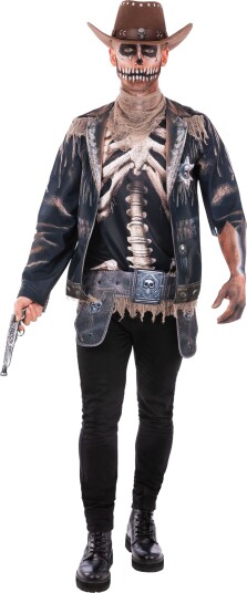 Rubies Costumes Cowboy Skjelett Kostyme X-Large 82060XL