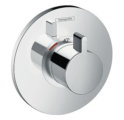 Hansgrohe Ecostat S Highflow termostat Krom, monteras i vägg