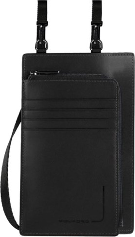 Piquadro Crossbody-Veske, Svart, 11,5 X 19 X 2 Cm