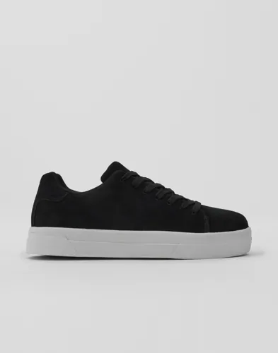 Selected Men Slmdavid Chunky Suede Sneaker 2.0 N Lave sneakers Svart