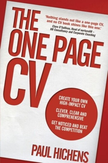 One Page CV The