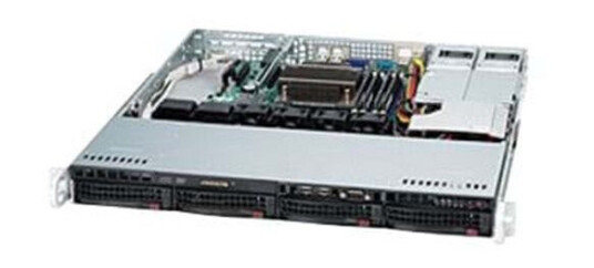 Supermicro SC813M FTQC-R407CB - Kabinett - Server (Rack) - Svart Supermicro SC813M FTQC-R407CB - Kabinett - Server (Rack) - Svart
