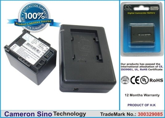 Cameron Sino Batteri til kamera for Canon Vixia HF10, Vixia HF11, Vixia HF100 m.fl.
