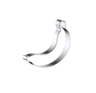 Pepperkakeform Banan  6,8 Cm 