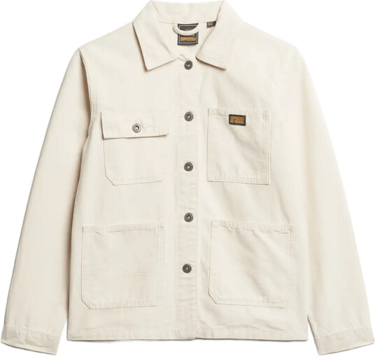 Superdry Vintage Chore Jacket   Cream   8